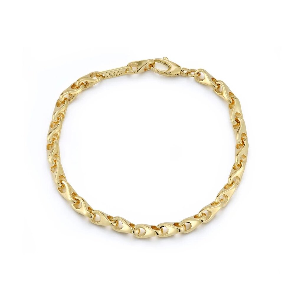 NEW Jemma Wynne Prive Sylvie Bracelet · 18k Yellow Gold · Length - 7"
